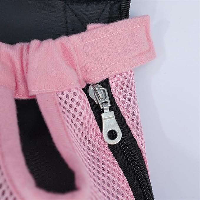 Portable Pet Carrier Backpack, Adjustable Pet Front Cat Dog Carrier Backpack Travel Bag for Small Medium Dogs Cats Puppies, Cat Backpack Carrier for Hiking Cycling (G, L)