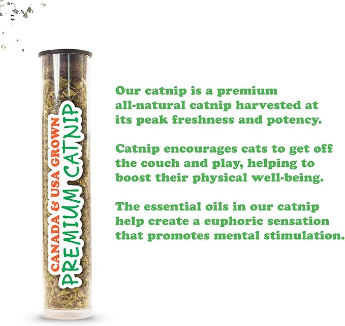 Meowijuana Kicker Toy for Cats | Get Kickin' Gummy Worm | Refillable Kicker Catnip Toy | Promotes Play and Cat Health | Includes Potent Hand Harvested Catnip Grown in North America