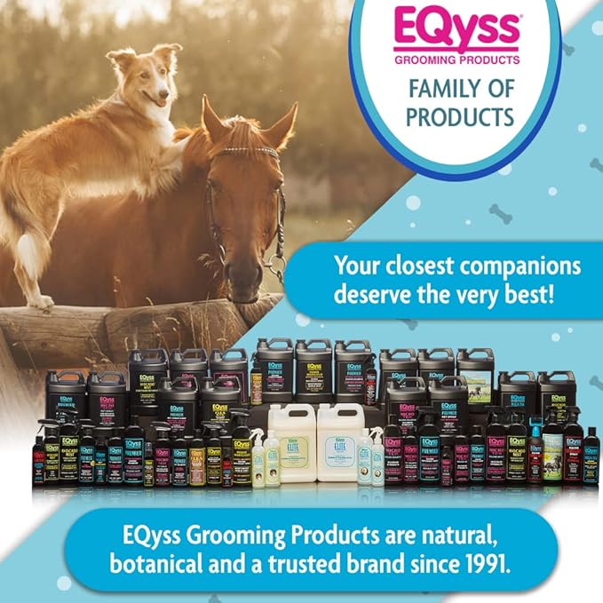 EQyss Premier Pet Spray - Moisturizes & Conditions for Healthy Skin & Coat, Non- greasy, Repels Dust & Dirt - Great for Dogs, Cats, Puppies (16 oz)