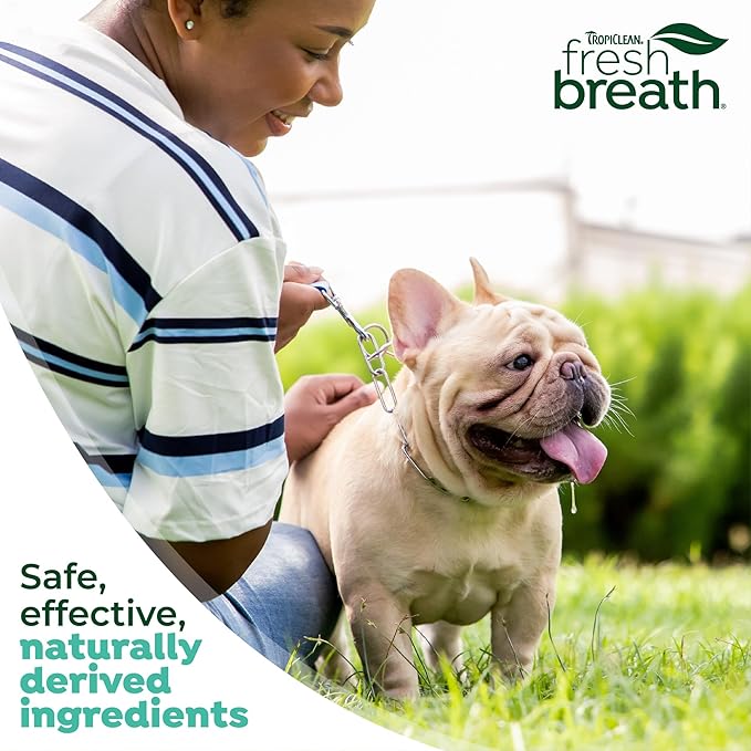 TropiClean Fresh Breath Finger Toothbrushes for Dogs & Puppies | Gentle Soft Toothbrush Alternative for Easy Teeth Cleaning