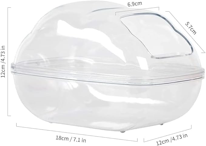 Portable Travel Backpack Habitat for Small Animal, Space Capsule Bubble Window Guinea Pig Bird Bearded Dragon Turtle Carrier Rabbit Squirrel Hamster Cage Breathable Handbag