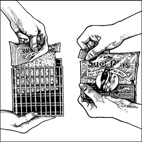 Songbird Treats Seed Bars | 12 Pack of 8 oz Bird Seed Cakes for Wild Birds (Woodpecker Crunch)
