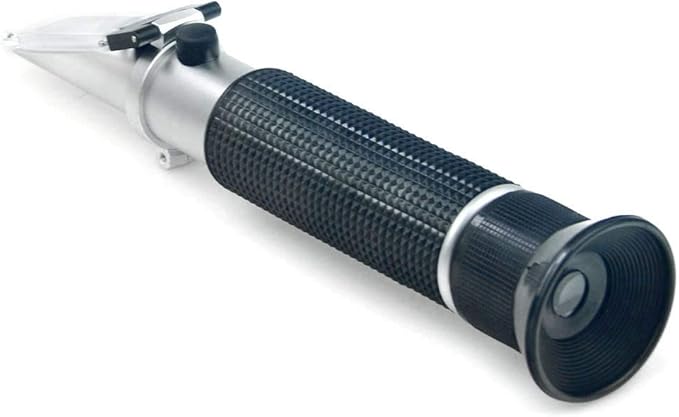 Salinity Refractometer for Seawater and Marine Fishkeeping Aquarium 0-100 PPT with Automatic Temperature Compensation