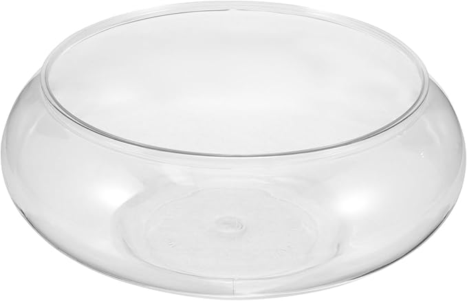 GANAZONO Clear Fish Bowl Vase Bubble Round Planter Terrarium Fish Bowl Aquatic Plant Pot Daffodil Pot Hydroponic Planter Tank Aquarium