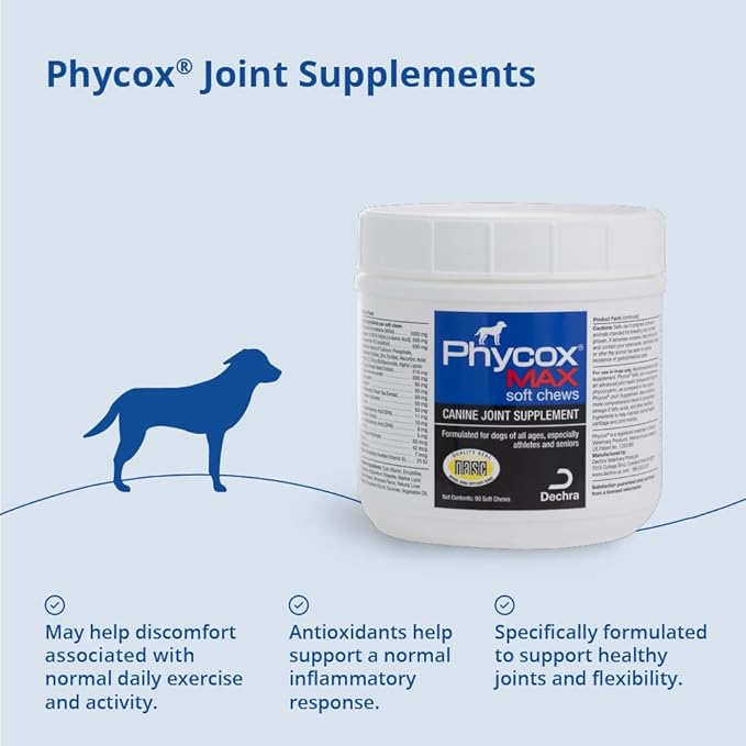 MAX Dog Joint Supplement Soft Chews, 90 Ct