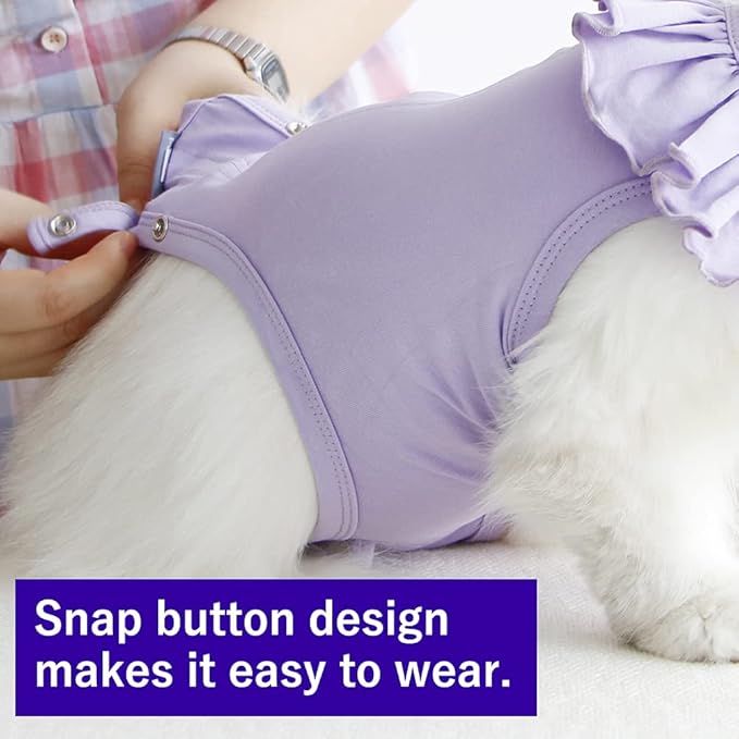 Cat Recovery Suit for Abdominal Wounds and Skin Diseases, Breathable Surgical Recovery Shirt After Surgery Wear Anti Licking Wounds,E-Collar Alternative for Cats Pet Kitten(RSC01-pink-m)