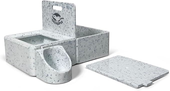 Geckopia Triple Dish | Marble