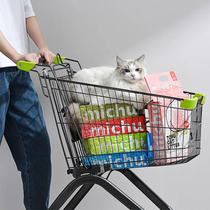 Tofu Cat Litter Natural Clumping Tofu Cat Litter 5.5lb/88oz 5 Scents (Greentea + Mixed, 2 Pack)