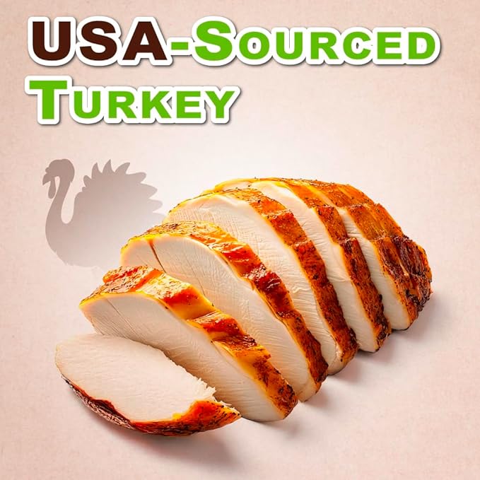 Afreschi Turkey β-Carotene Stick Dog Treats – 6 oz, USA-Sourced Trukey, All-Natural, Hypoallergenic, Low-Fat, Healthy & Easily Digestible, Puppy & Training Snack
