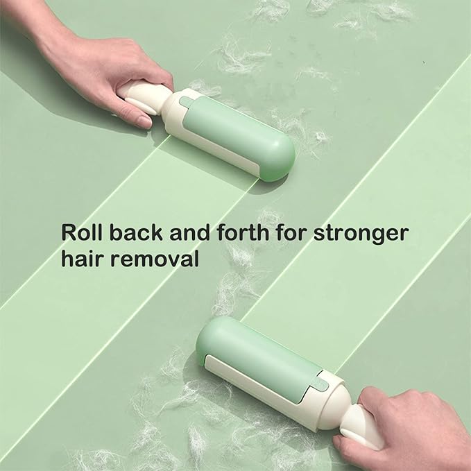 Pet Hair Remover Reusable pet Hair Remover Dog and cat Hair Remover for Sofas, Furniture, Carpets, car Seats with self-Cleaning Base Upgraded Animal Hair Remover Tool (Red Black+White Green)
