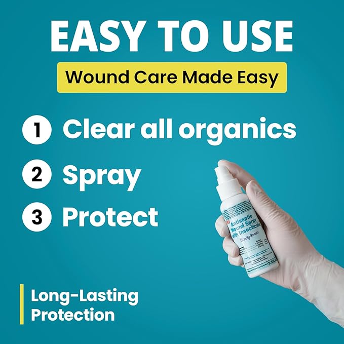 F10 Antiseptic Wound Care Spray for Reptiles, Birds, Small Animals & Exotic Animals. Prevents Infection - 100ml