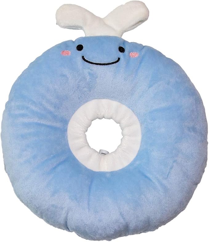 Adjustable Cat Recovery Collar Soft,Cute Pet E-Collar Neck Cone After Surgery Wound Healing Protective Cone Fit for Kitties, Small Dogs(ELC05-whale-s)
