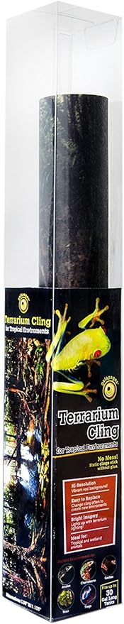 Galápagos (05402) Tropical Terrarium Clings, 11.125in x 36in for a 30 gal Tank