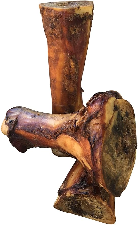 K9 Connoisseur Beef Marrow Large Dog Bones Long Lasting for Aggressive Chewers - USA Made Single Ingredient Champ Bones for Large Dogs Over 50 Pounds - 3 Pack