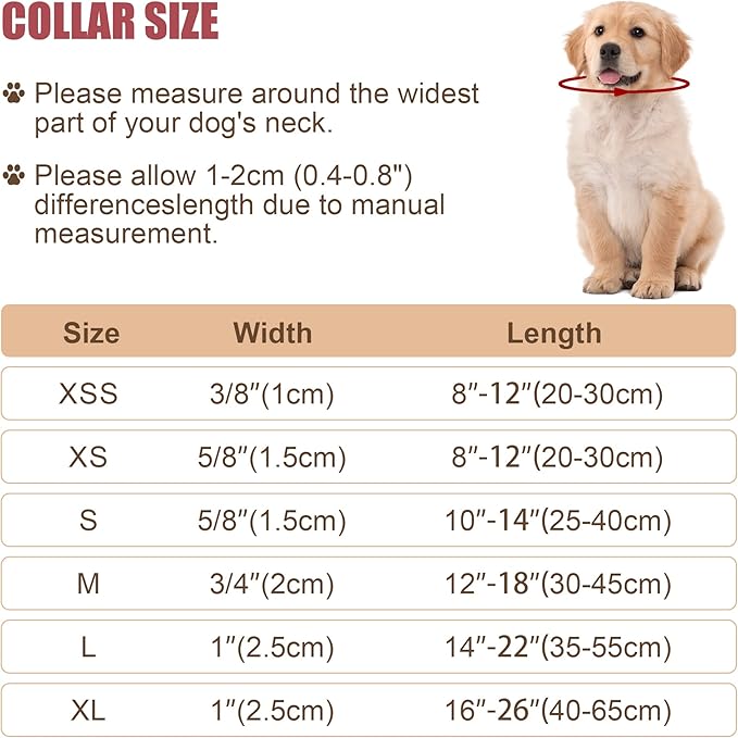 Reflective Dog Collar with Buckle Adjustable Safety Nylon Collars for Small Medium Large Dogs, Grey S