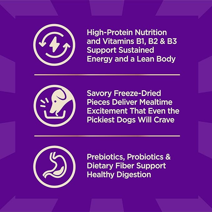 Wellness CORE+ (Formerly RawRev) Natural Grain Free Small Breed Dry Dog Food, Original Turkey & Chicken with Freeze Dried Turkey, 4-Pound Bag