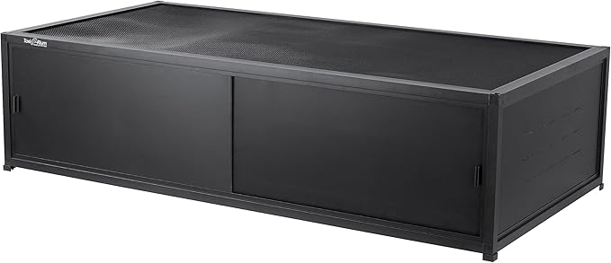 Versatile PVC Reptile Cabinet with Acrylic/PVC Door Options - Large Reptile Terrarium 48x24x12 inch Ideal for Snake Cage or Multi-Functional Enclosure (12-Inches Height)