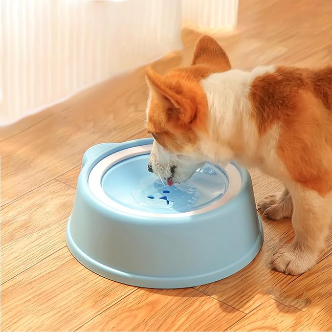 Pet Water Bowl- Portable Dog Water Dispenser, No Spill Water Bowl for Dogs with Spill-Proof Design, Perfect for Dogs and Cats, Keeps Your Pet Hydrated Anywhere (Pink)