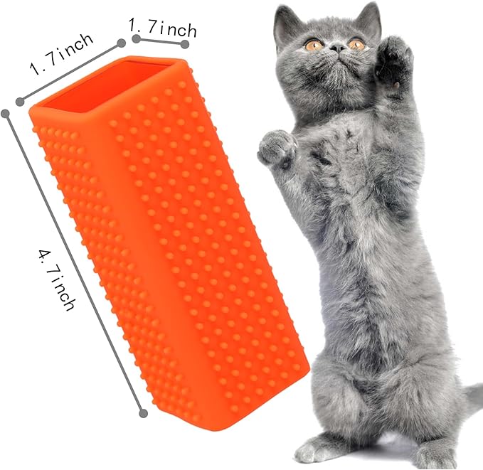 2pcs Pet Dog Cat Hair Remover, Pet Hair Removal Tool, Hollow Cleaner Brush for car，Interior, Furniture, Sofa (green and pink)