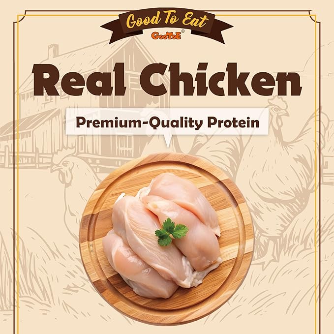 Gootoe Chicken Dog Treats – Chicken Sticks with Sweet Potato 1.5 lb – All Natural, Grain-Free, Low Fat, Premium Training Chews, Healthy & Easily Digestible