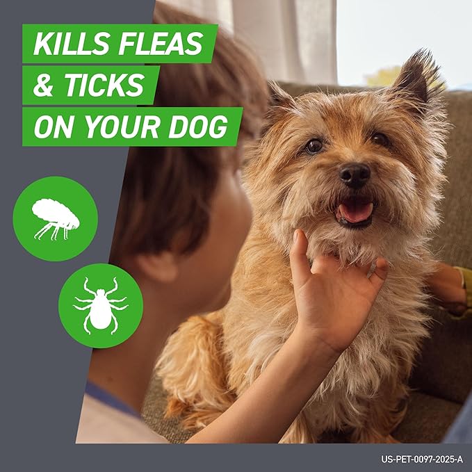 Frontline Plus for Dogs Large Dog (45 to 88 pounds) Flea and Tick Treatment, 6 Doses