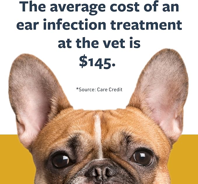 Veterinary Formula Clinical Care Ear Therapy, 4 oz. – Cat and Dog Ear Cleaner to Help Soothe Itchiness and Cleans The Ear Canal from Debris and Buildup That May Cause Infection