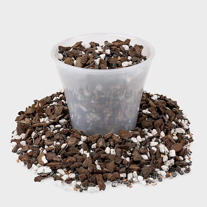 Premium Bonsai Soil All Purpose Fast Draining Mix - 10 Quart - Pumice, Lava, Calcined Clay and Pine Bark Potting Pre Mixed Bonsai Plant Soil Mixture by GARDENERA - Made in USA - (2 Bags of 5QT)