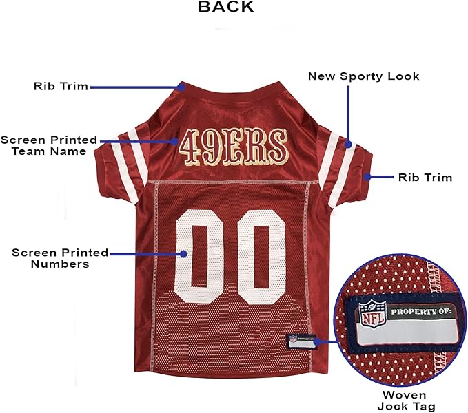 Pets First NFL Unisex-Adult NFL Jerseys