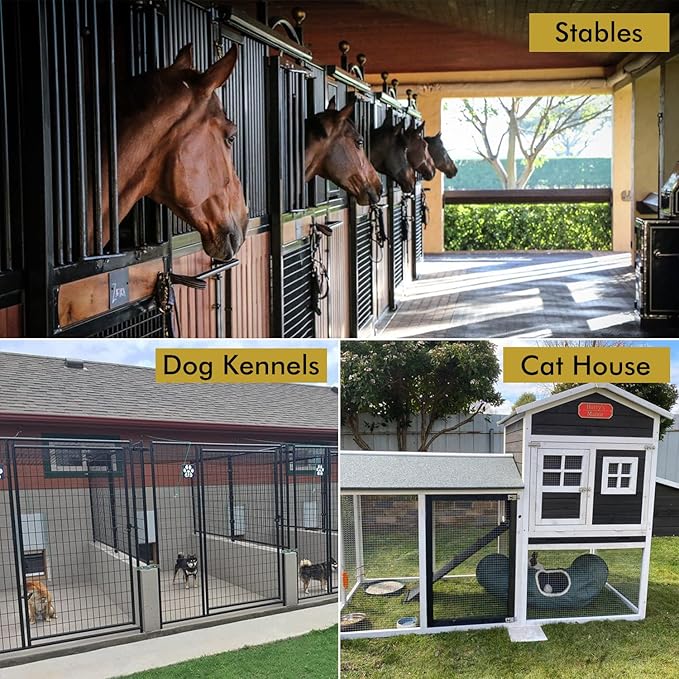 Acrylic Horse Stall Name Plate, 2.4" x 8" Personalized Stall Signs, UV Protected, Custom Pet Name Sign, All Weather Adhesive, Mounting (Antique Copper, Style 5)