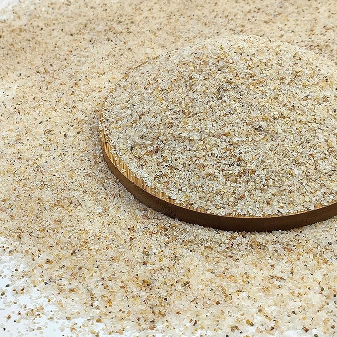 5 lbs Aquarium Silica Sand. 0.4-0.8 mm Mini Gravel Substrate for Fish Tank, Plants Potted, Fire Pits, Candle, Vase Filler and Crafts